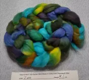 Superwash Wool Combed Top Roving Spinning Handpainted USA NWT Zirk