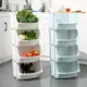 菜籃子置物架廚房蔬菜收納筐塑料窄款放菜籃家用水果臺面置物籃