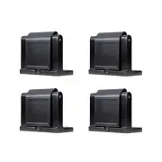 BRINKS Commercial - 4-Pack Privacy Door Latch, Matte Black - Durable Die-Cast...