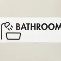 在飛比找蝦皮商城優惠-[ARTBOX OFFICIAL] 浴室BATHROOM標誌