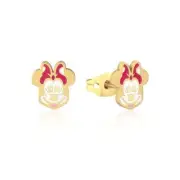 Disney Couture Kingdom - Minnie Mouse - Enamel Stud Earrings Gold