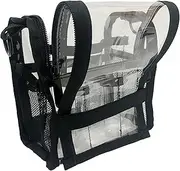 Generic Large Clear Makeup Bag, Professional Travel Cosmetic Case for Bathroom Office Home