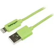StarTech 1m Green 8-pin Lightning to USB Cable - USBLT1MGN