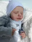 19in Loulou Realistic Reborn Baby Doll Handmade Newborn Boy Girl Weighted Limbs