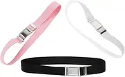 [GLSTOY] 3 Pack Boys and Girls Belts Toddler Elastic Belts for Boys Girls Stretchy Waist Buckle for School Uniforms