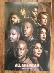 2023 All American CW Promo Poster - Daniel Ezra Bre-Z Taye Diggs Samantha Logan