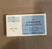 Vintage Antique Sealed Box First Pac-Kit Aid Ammonia Inhalants