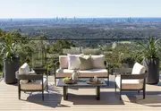 CONJOLA 4 Piece Outdoor Lounge Setting