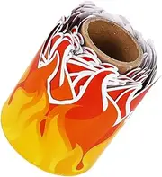 Operitacx 1 Roll DIY Flame Trim Border Decal for Bulletin Boards Versatile Wall Decoration for Classrooms Homes Offices Lightweight Stylish Fire Shaped Border Stickers