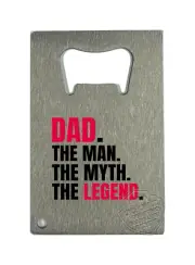 Dad, Man, Myth, Legend Father's Day Aluminum Bottle Opener