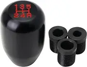 EZONEDEAL 5 Speed Manual Stick Shift Handle, Gear Shifting Knob With Adapter, Universal Automatic Accessories for Manual Transmission