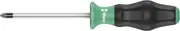 Wera 1355 PZ Screwdriver for Pozidriv Screws, PZ 2 x 100 mm Size