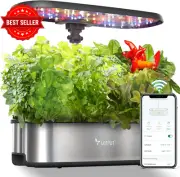 LPH-SE Hydroponics Growing System 12 Pods Smart Indoor Herb Garden Kit WiFi APP