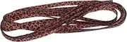 [HONMEET] 2 Pairs Leopard Lace Shoelaces for Women Sneakers Elastic Flat Shoelaces Leopard Shoe Laces for Sneakers Fashionable Shoe Laces Sneakers Flat Shoelace Sports Shoelaces Spandex