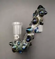 14mm Dragon's Eye Green Glass Drop Down Attachment Adapter