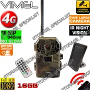4G Trail Camera Home Security 3G Hunting Farm Guard Solar power Remote Control