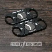 Alec Bradley Trilogy Double Blade Stainless Steel Sure-Cut Cigar Cutter- 2 Pack