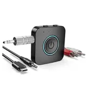 Bluetooth Transmitter Receiver, V5.0 2-in-1 Bluetooth Adapter, Wireless