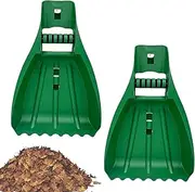 Leaf Picker Upper - Leaf Collector Hand Rake Claws | Collecting Rake | Grabbers for Yard Work | Claws Scoop Grabber Hand | Cleaning Supplies Gardening Tools Scooper for Fast Lawn