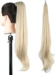 IMISSU Hair Extension Pony Tail Flexible Pretty Hair Ponytails Hairpieces Wig (Dirty Blonde)