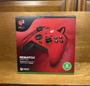 Xbox 049023SR Wired Controller Red Rematch Spirit Red Edition