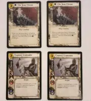 Game of Thrones CCG Promo Set of 4 Cards Iron Throne Tourney Contender