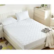 100% Cotton Cover and 100% Cotton Fill Fully Fitted Mattress Protector All Bed Sizes Queen