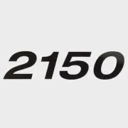 Lund Boat Decal Sticker 2340034 | 2150 Black Vinyl 6 3/8 x 1 1/2 Inch