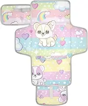 Reusable Diaper pad Changing mat with Tissue Pocket Portable Changing pad for Baby for Girl & Boy