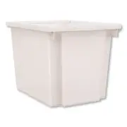HON HFMBIN12 Flagship 12.75" x 16" x 12" Storage Bins - Translucent White New