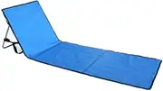 Outdoor Beach Loungers, Folding Beach Chairs for Adults, Adjustable Beach Lounge Chair with Back Support for Sunbathing Camping Patio Lawn