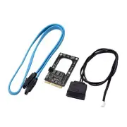 MSATA to Sata Converter Card MSATA/Sata Adapter with Power Supply Sata Cable