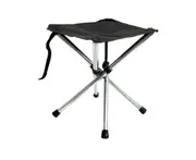 C212 32*32cm Outdoor Telescopic Folding Stool Portable Folding Chair Camping Pony Fishing Stool Stainless Steel Mini Chair Hiking Tool