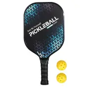 Ultralight Pickleball Paddle and Ball Set Carbon Surface Pickle Ball L5Q0