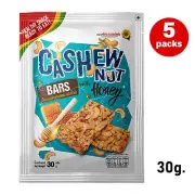 5PCS Cashew Nuts Bar with Honey 30g / Healthy Snack & Ready to Eat Camping Party