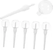 SHERCHPRY 6Pcs Lollipop Lip Gloss Tube Refillable Containers for Lip Products Cute Candy Design Portable Bottle for Women