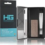 Hair Genetics Root Cover Up Hide Your Grey Hairs Roots NEW Mineral Powder, Quick and Easy Professional Natural looking Results Touch Up Powder Define and Fill in Eyebrows (Light Brown)…