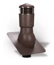 Attic Wind Shingle Roof Vent Insulated Exhaust Ventilator Brown NEW