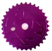 ROS - RIDE OUT SUPPLY LOGO SPROCKET - BIKE CHAINRING - SE BIKES - PURPLE