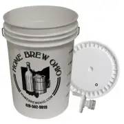 Home Brew Ohio 6.5 Gallon Bottling Bucket with Vintage Shop Spigot and