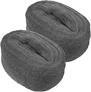 Healvian Polishing Wire Wool 2 Pads of Coarse Wool Fabric for Window Tile Cleaning