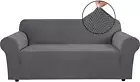 Smarcute High Stretch Sofa Cover 1 Piece Couch Cover, Lounge Cover for 3 Cushion