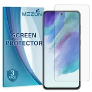 [3 Pack] Samsung Galaxy S21 FE 5G (6.4") Anti-Glare Matte Screen Protector Film by MEZON – Case Friendly, Shock Absorption (S21 FE 5G, Matte)