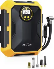 Tyre Inflator 12V DC Portable Air Compressor, Car Accessories, Auto Tyre Pump 10