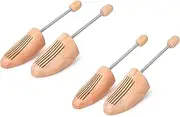 Kaps – Wooden Shoe Trees for Men & Women (2 Pck) – Twin-Pack Sustainable Beech Wood Shoe Shaper – Perfect for Leather & Suede – Preserves Shape, Absorbs Moisture & Extends Footwear Life