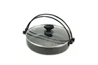 pa-ru Metal New Inspiration buru-daiyamondoko-to IH corresponding glass lid with