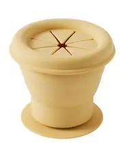 [NORDIC KIDS] Henny Silicone Collapsible Snack Cup 11cm in Lemon