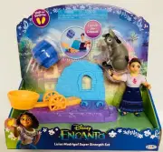 NIB Disney Encanto Luisa Madrigal Super Strength Set with 3" Figure Toy