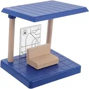 BESPORTBLE Wooden Train Track Scene Station Platform Toy for Boys and Girls Simulation Station Platform Playset Decorative Obstacle Tracks