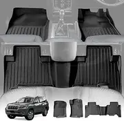 X-CAR 3D All-Weather Floor Mats for Toyota Prado 150 2009-2024 Carpet Liners TPE Rubber Mat